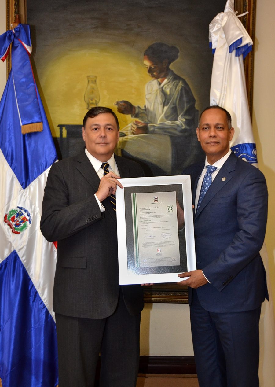 Ministerio Administrativo logra certificación en Datos Abiertos