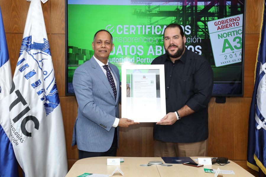Certifican cumplimiento de Autoridad Portuaria en publicación datos abiertos
