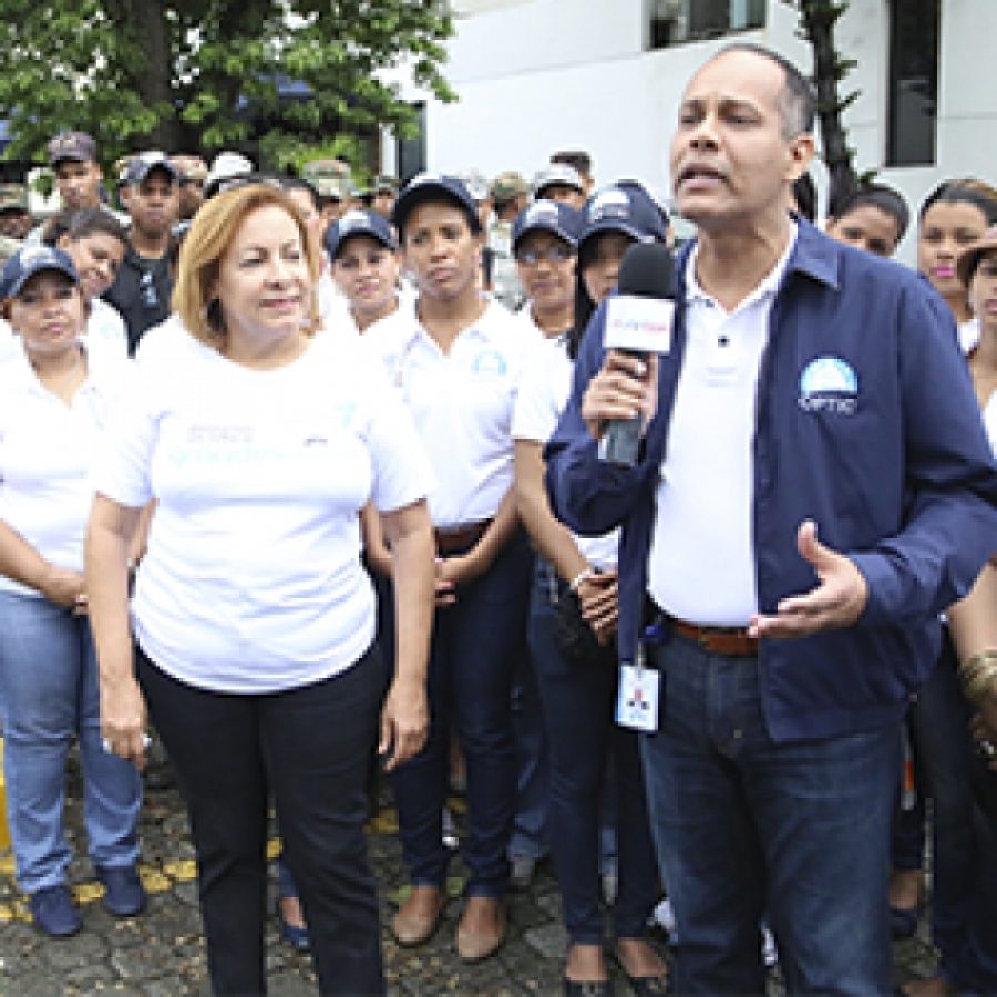 Personal de la optic y el centro de contacto gubernamental se suman a las labores de prevención de la chikungunya