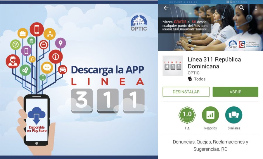 OPTIC desarrolla aplicación móvil de la Línea 311