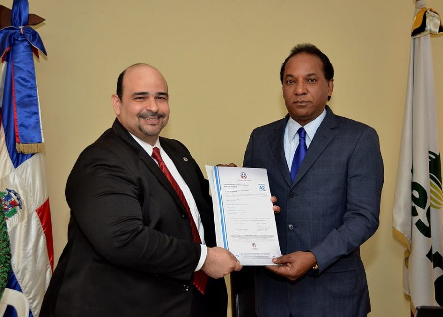 OPTIC certifica con puntuación de un 96% portal web del INESPRE