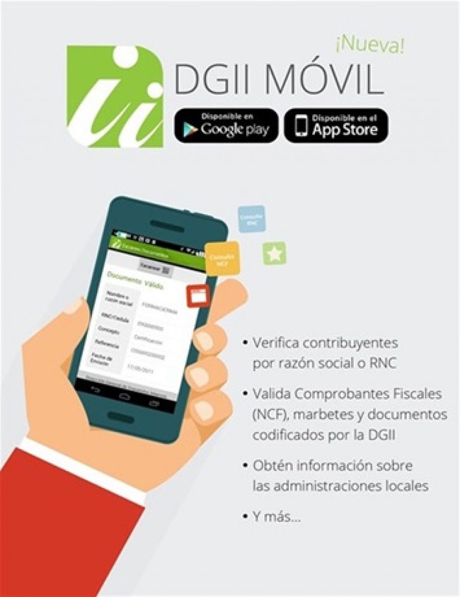 DGII lanza aplicación móvil para facilitar cumplimiento