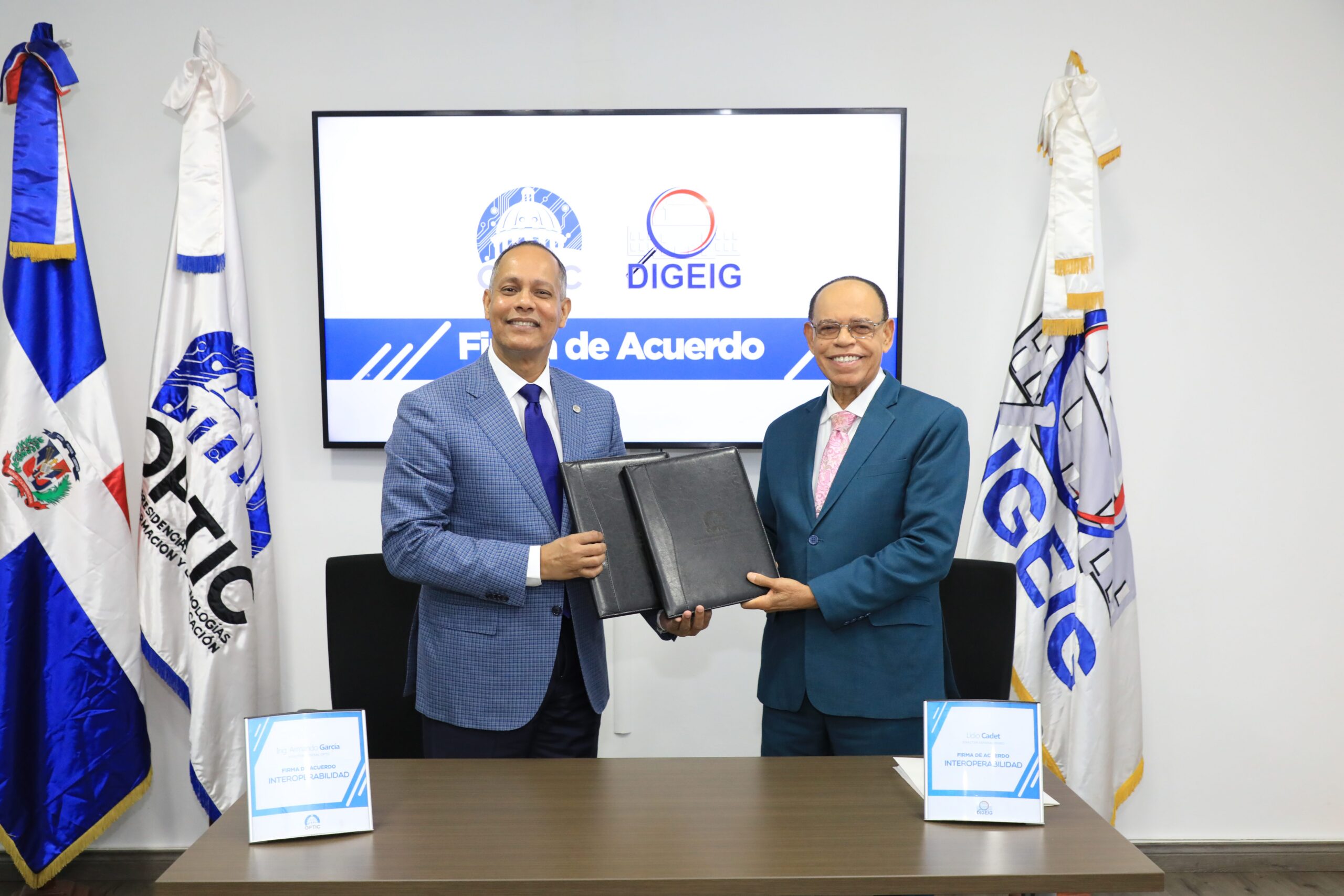 OPTIC y DIGEIG reconfirman alianza para fomento de transparencia y gobierno abierto