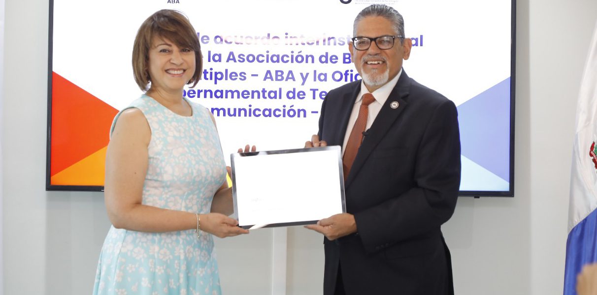 ABA y OGTIC firman acuerdo de cooperación para fomentar la economía digital en la banca dominicana