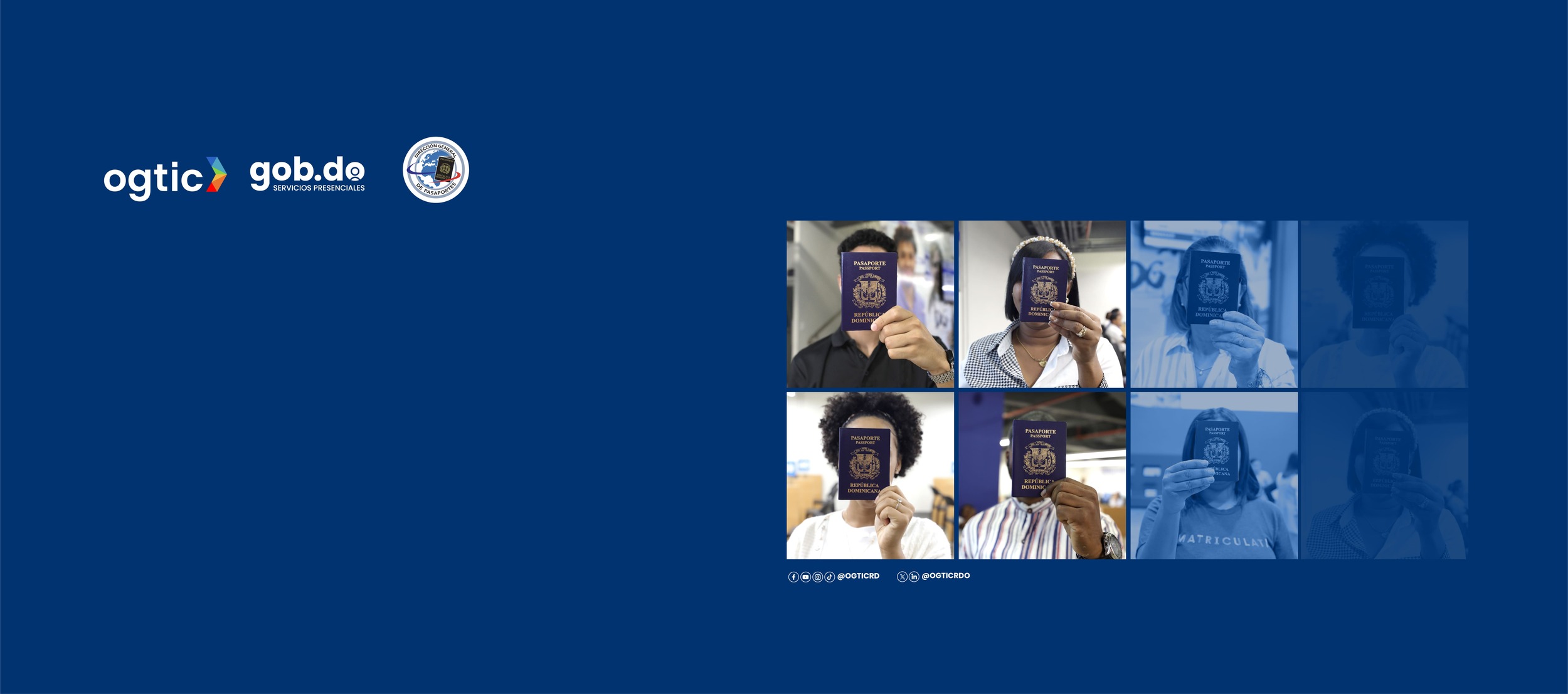 OGTIC y la Dirección General de Pasaportes amplían servicios en Punto GOB San Cristóbal