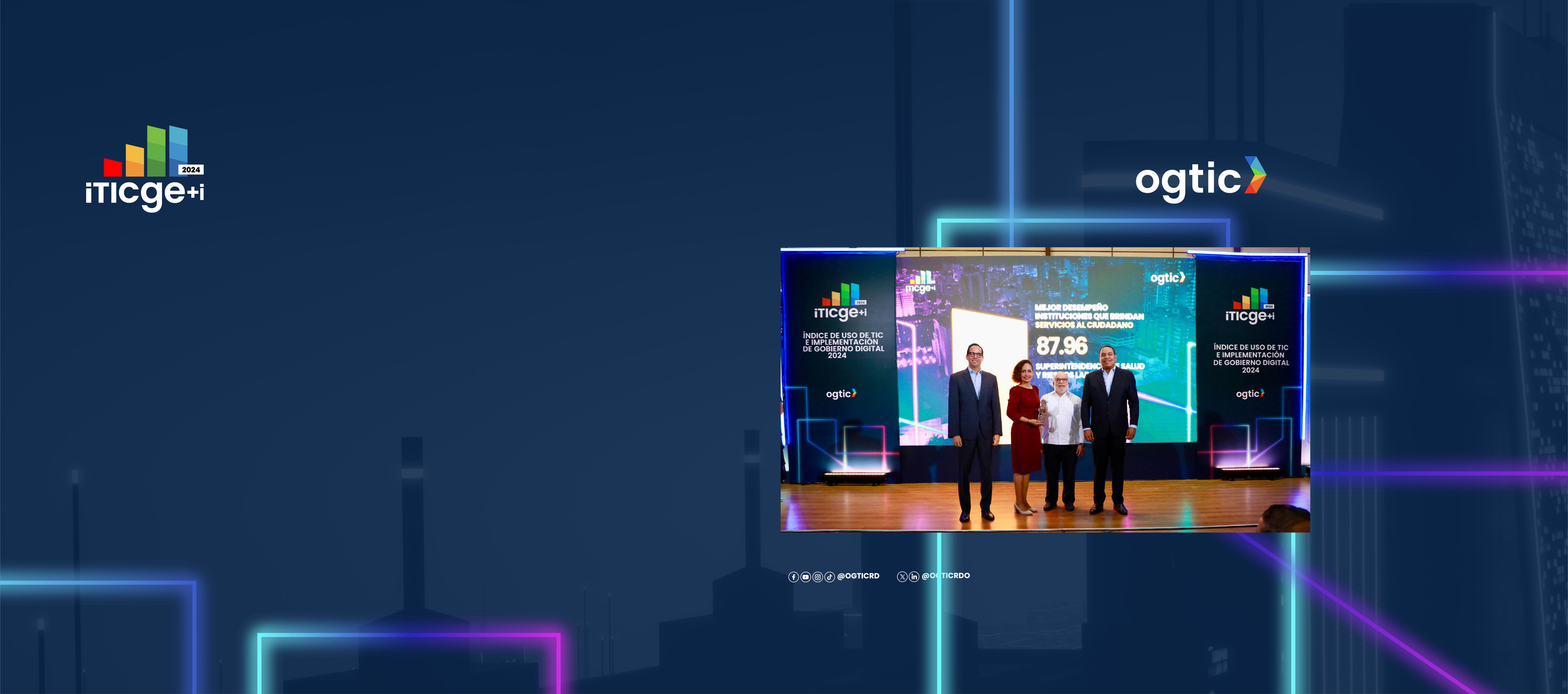 OGTIC premia avances en transformación digital e innovación gubernamental 